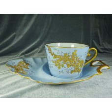 Чайная пара, Франция, 20 век, фарфор