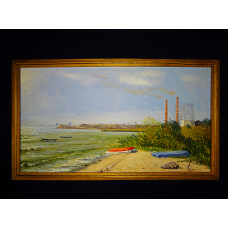 Картина "Берег" Ямщиков В.В, масло