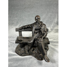 Статуэтка "Ленин", чугун, Куса, СССР, 1968 год