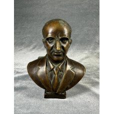 Бюст "Андропов Ю.В.", бронза, СССР, 1961 год