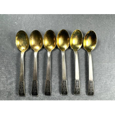 Кофейные ложечки, СССР, 916 проба, 20 век, 86 грамм